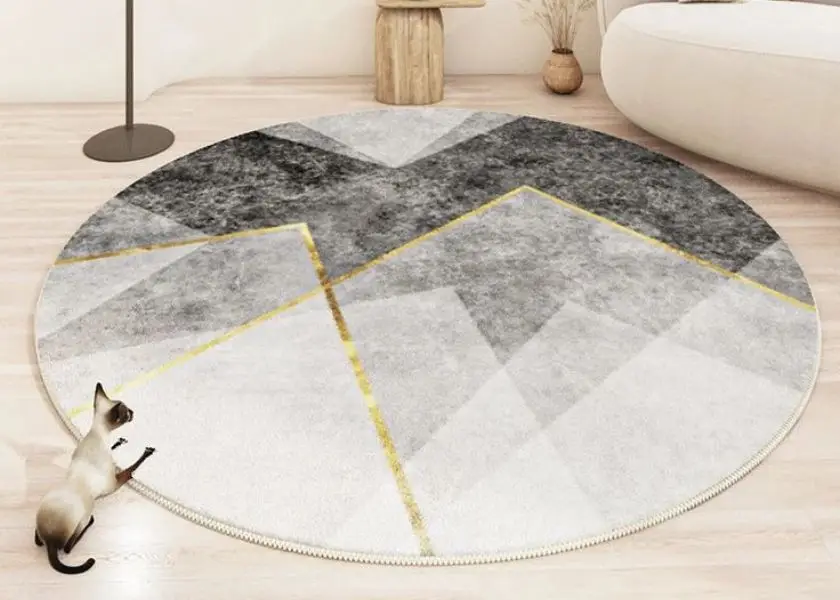 Karpet Besar Motif Minimalis untuk Ruang TV Minimalis Mewah